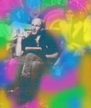 Ken Kesey at Acid Test Graduation in 1968